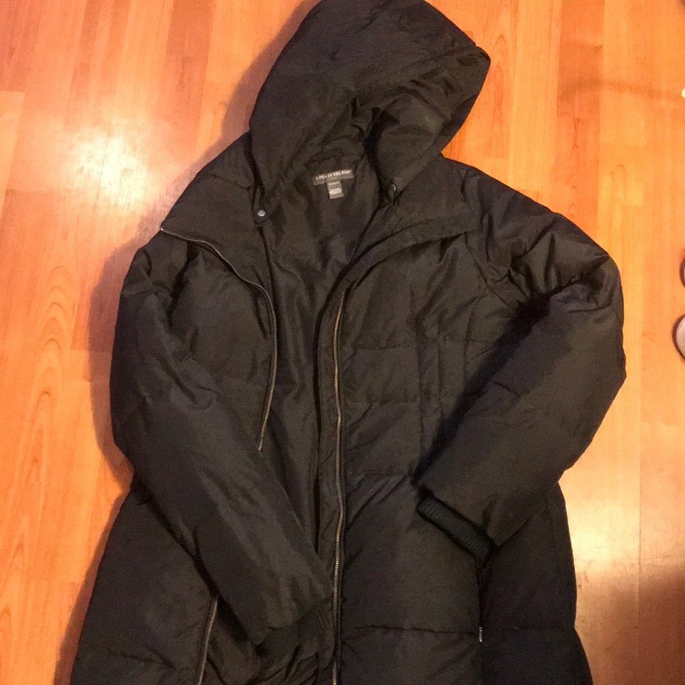 Maternity puffer coat